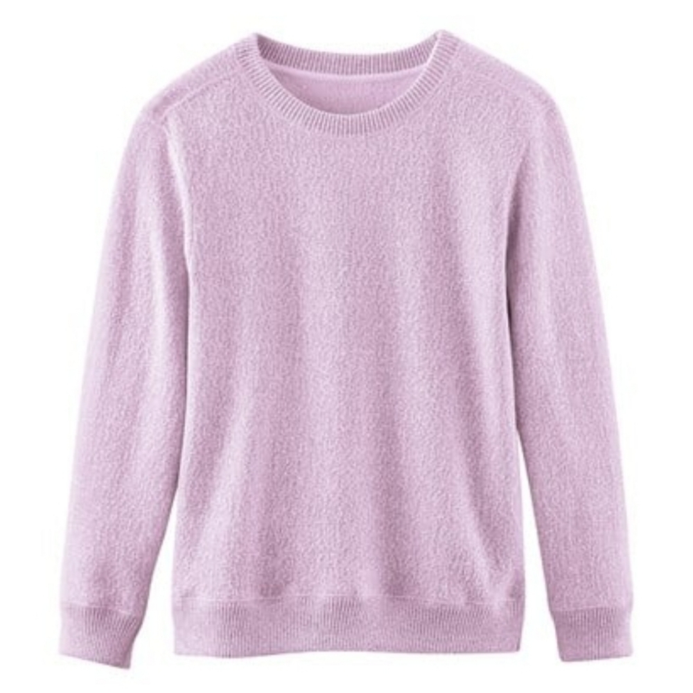 New In Package! Collections Etc. Lavender Heathered Fleece Pullover Size XXL